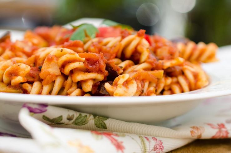 piatto di fusilli al sugo