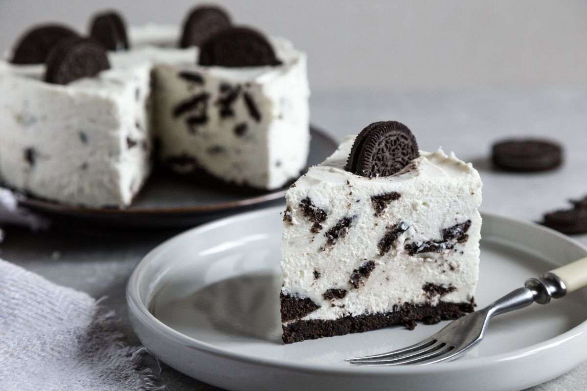 torta oreo con biscotti