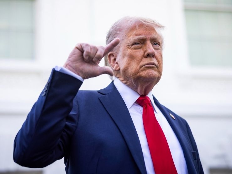 Donald Trump in un incontro pubblico